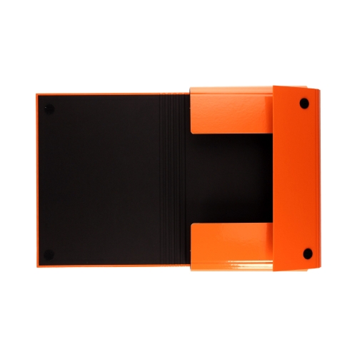 Teczka skrzydłowa rzep pomarańczowa 40mm Caribic