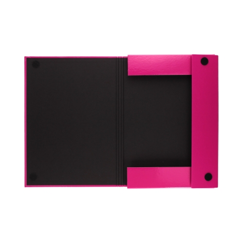 Teczka skrzydłowa rzep różowa 20mm Caribic