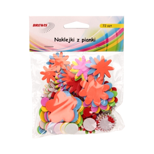 Naklejka ozdobna pianki Kwiatki/2 Brewis (72)