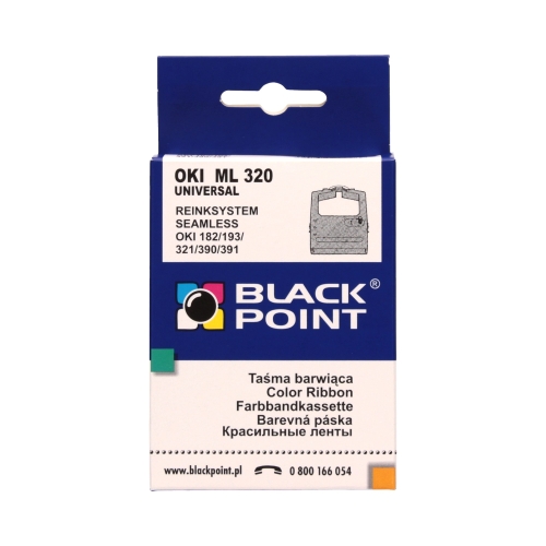 Kaseta Oki 182/390 czarna BP