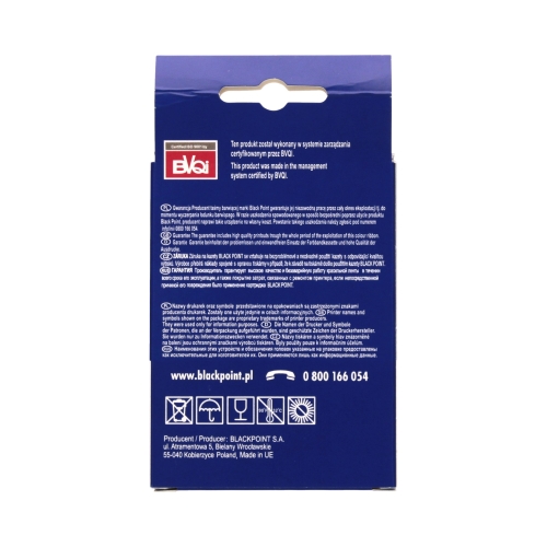 Kaseta Oki 182/390 czarna BP