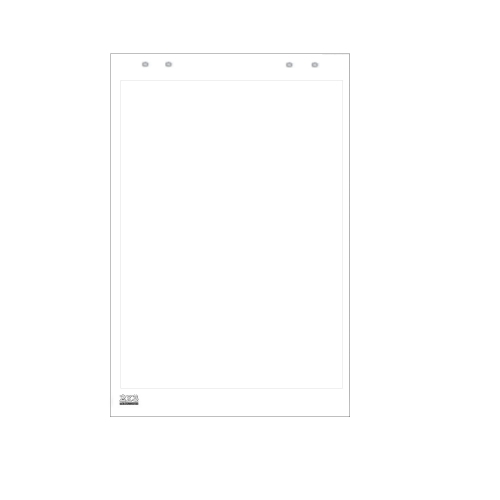 Blok flipchart A1/10 gładki 2x3 Econom