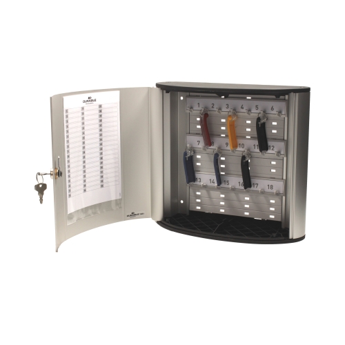 Szafka klucze 18 srebrna Durable Keybox