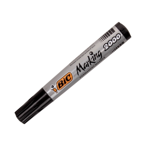 Marker permanentny 1.7mm czarny okrągły Bic
