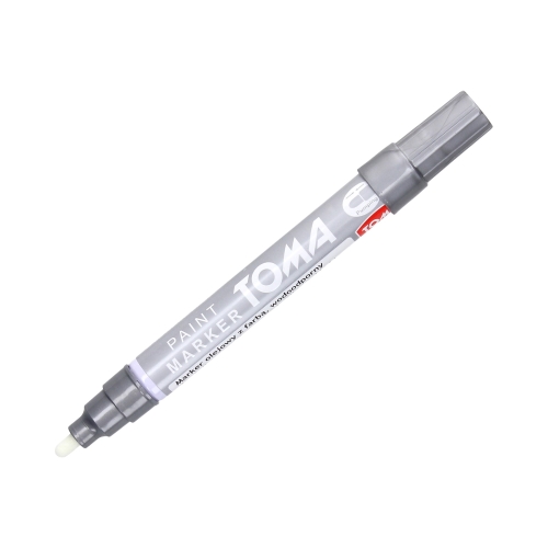 Marker olejowy 2.5mm srebrny okrągły Toma TO440