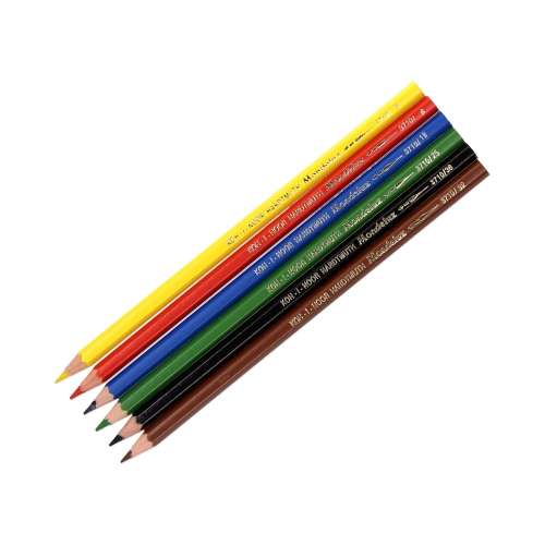 Kredki akwarelowe 6kol Mondeluz KIN 3715