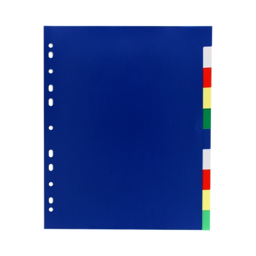 Przekładki PP A4 1-10 5kol Maxi