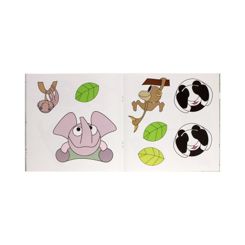 Kolorowanka 21x21 Dzikie Zwierzęta Interdruk