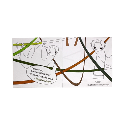 Kolorowanka 21x21 Dzikie Zwierzęta Interdruk