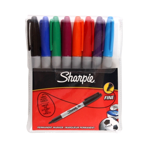 Marker permanentny 1.00mm 8kolory okrągły Sharpie Wallet