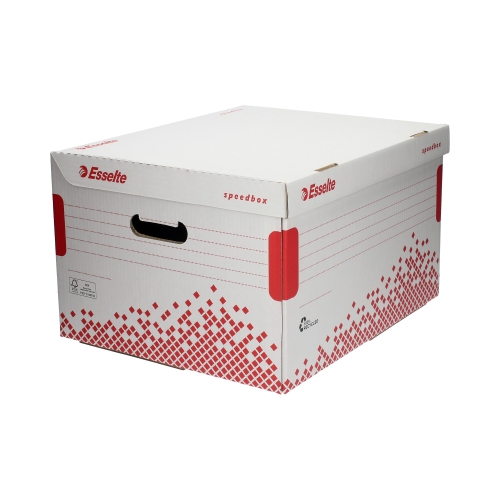 Pudło archiwizacyjne 433x263x364 bia/czer otw/góra Speedbox