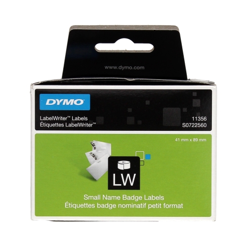 Etykiety identyfikator 89x41 białe Dymo (300)