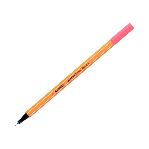 Cienkopis 0.4mm neon/czerwony Point 88/040