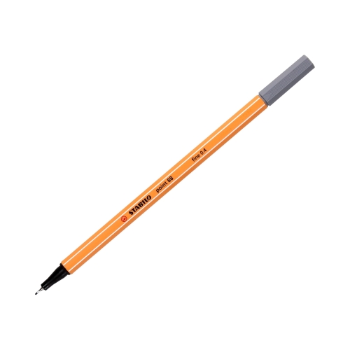 Cienkopis 0.4mm ciemnoszary Point 88/96