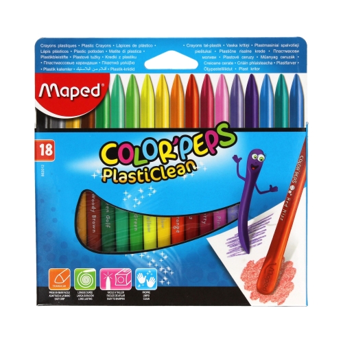 Kredki woskowe 18kol Colorpeps Maped 862012