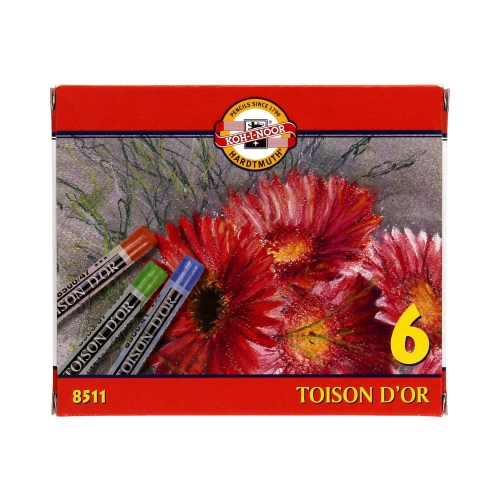 Pastele suche 6kol Koh-I-Noor 8511