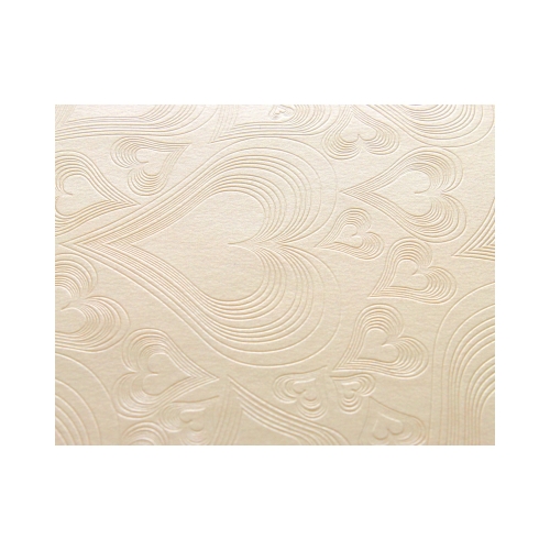 Karton wizytówkowy A4 220g Love kremowy - 20ark.