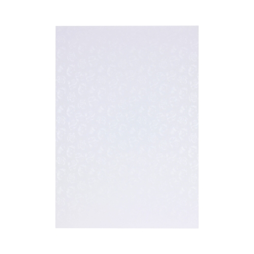 Karton wizytówkowy A4 220g Małe Róże biały - 20ark.