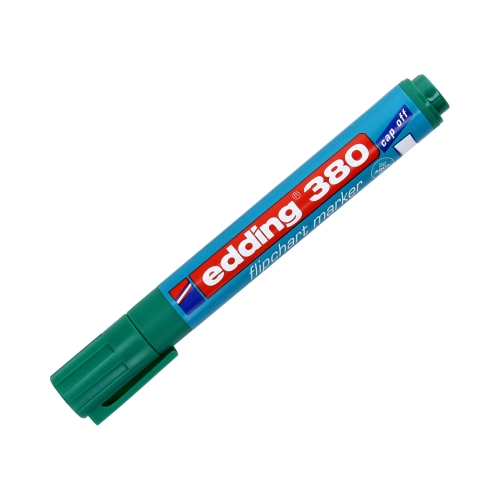 Marker flipchart 1.5-3.0mm zielony okrągły Edding 380