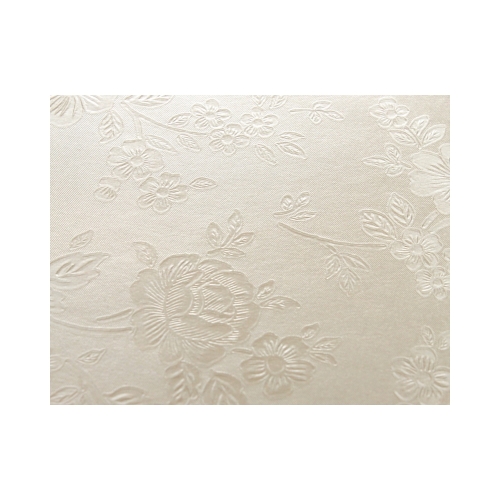 Karton wizytówkowy A4 220g Floral kremowy - 20ark.