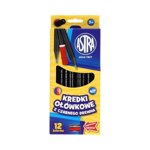 Kredki ołówkowe 12kol  Astra