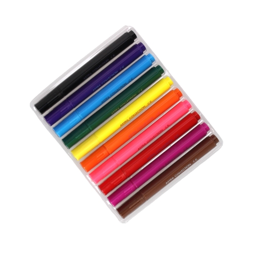 Flamastry 10kol trójkątne Jumbo Astra