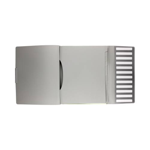 Teczka segregująca A4/12 zielona Style Leitz