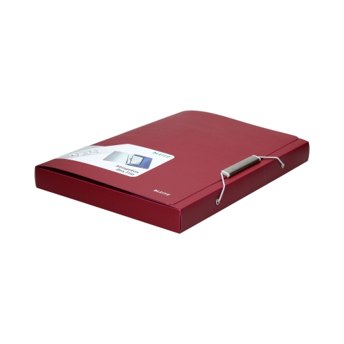 Teczka gumka A4 bordowa 30mm Style Leitz