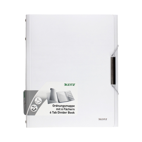 Teczka segregująca A4/6 biała Style Leitz