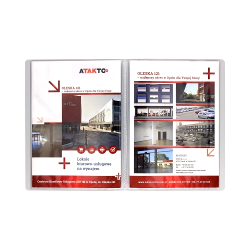 Album ofertowy A4/20 czarny Style Leitz