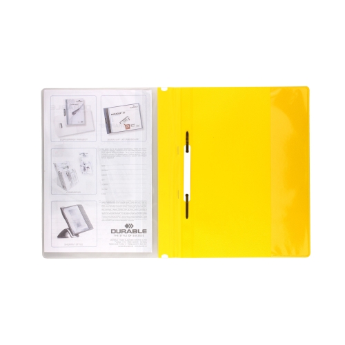 Skoroszyt prezentacyjny A4/PP żółty Durable