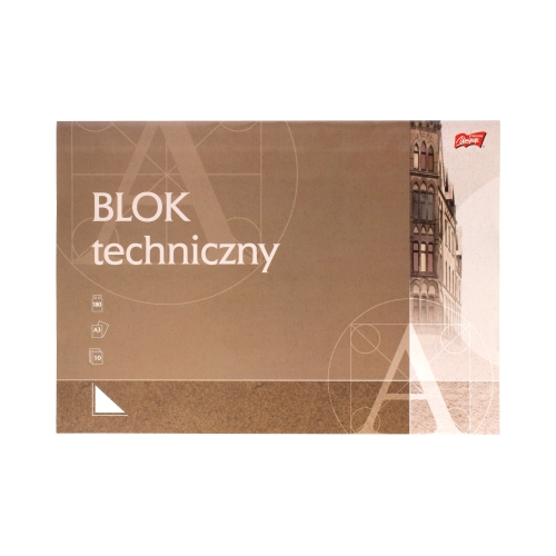 Blok techniczny A3/10 biały Strzegom