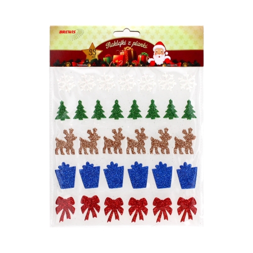 Naklejka ozdobna pianki śn/ch/ren/pr/ko (33) Brewis PVX18