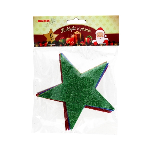 Gwiazdki pianka brokat PVX20 Brewis (6)