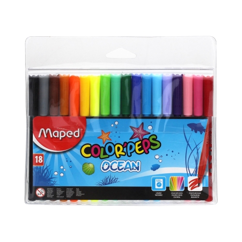 Flamastry 18kol. Colorpeps Ocean Maped