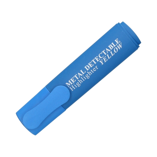 Zakreślacz żółty wykrywalny detektorem metalu