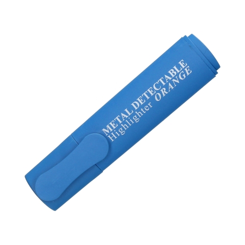 Zakreślacz pomarańczowy wykrywalny detektorem metalu