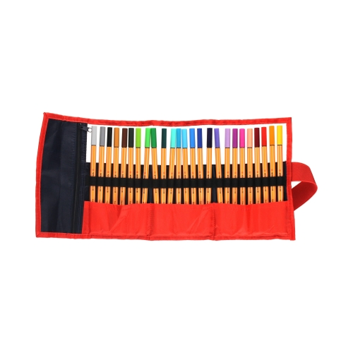 Cienkopis 0.4mm Rollerset 25kol Point Stabilo
