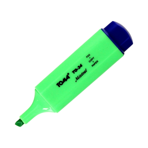 Zakreślacz zielony Mistral Toma TO-334