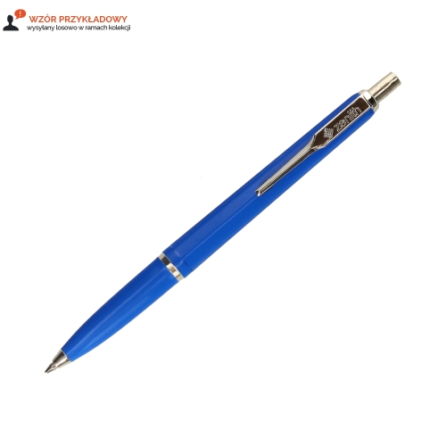 Długopis 0.5-0.7mm niebieski nikiel Zenith 7/10