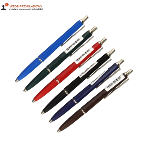 Długopis 0.5-0.7mm niebieski nikiel Zenith 7/10