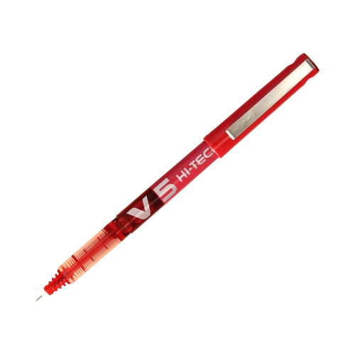 Cienkopis kulkowy 0.5 czerwony Hi-Teckpoint V5