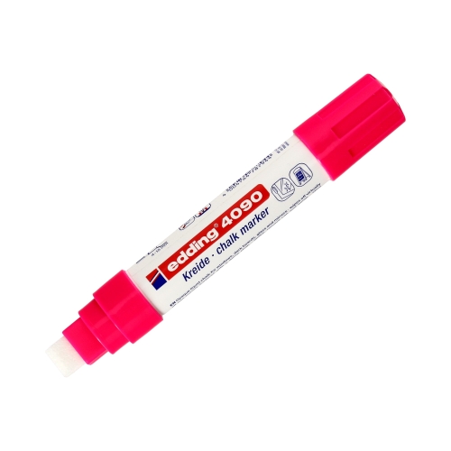 Marker kredowy do szyb 4.0-15mm różowy ścięty Edding 4090