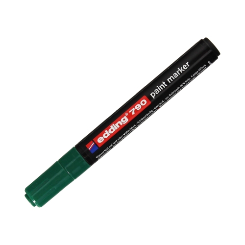 Marker olejowy 2.0-3.0mm zielony okrągły Edding 790