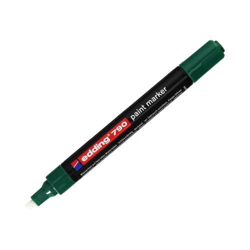 Marker olejowy 2.0-3.0mm zielony okrągły Edding 790