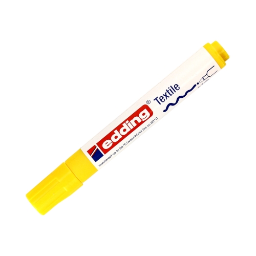 Marker do tkanin 2.0-3.0mm żółty okrągły Edding 4500
