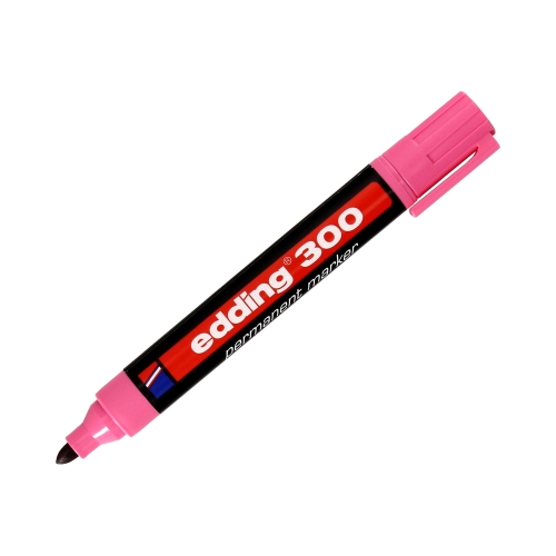 Marker permanentny 1.5-3.0mm różowy okrągły Edding 300