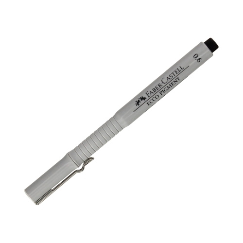 Cienkopis kreślarski 0.6mm czarny Ecco Faber-Castell 166699