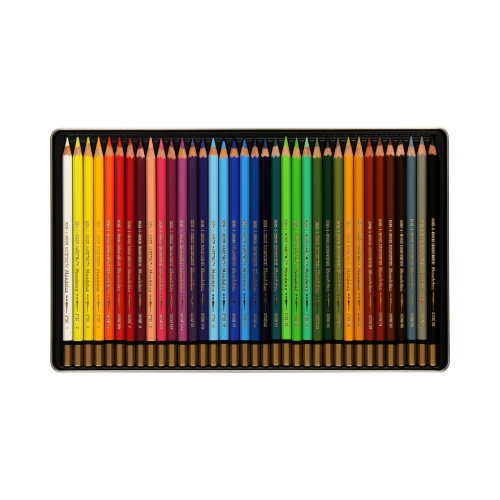 Kredki akwarelowe 36kol Mondeluz w metalowym opakowaniu Koh i Noor