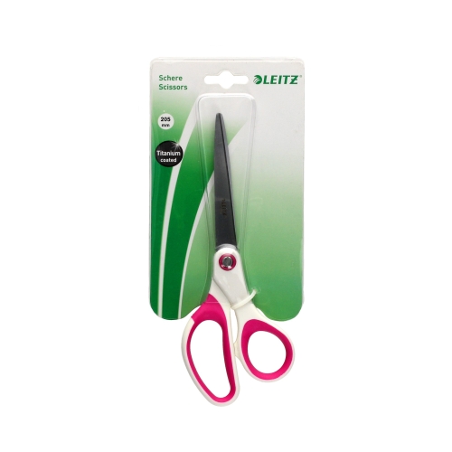 Nożyczki 20.5cm różowe WOW Leitz